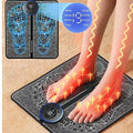 EMS Foot Massager Rechargeable Massage Pad Foot Relaxation Pad Electric Foot Massage Tools Promote Blood Circulation