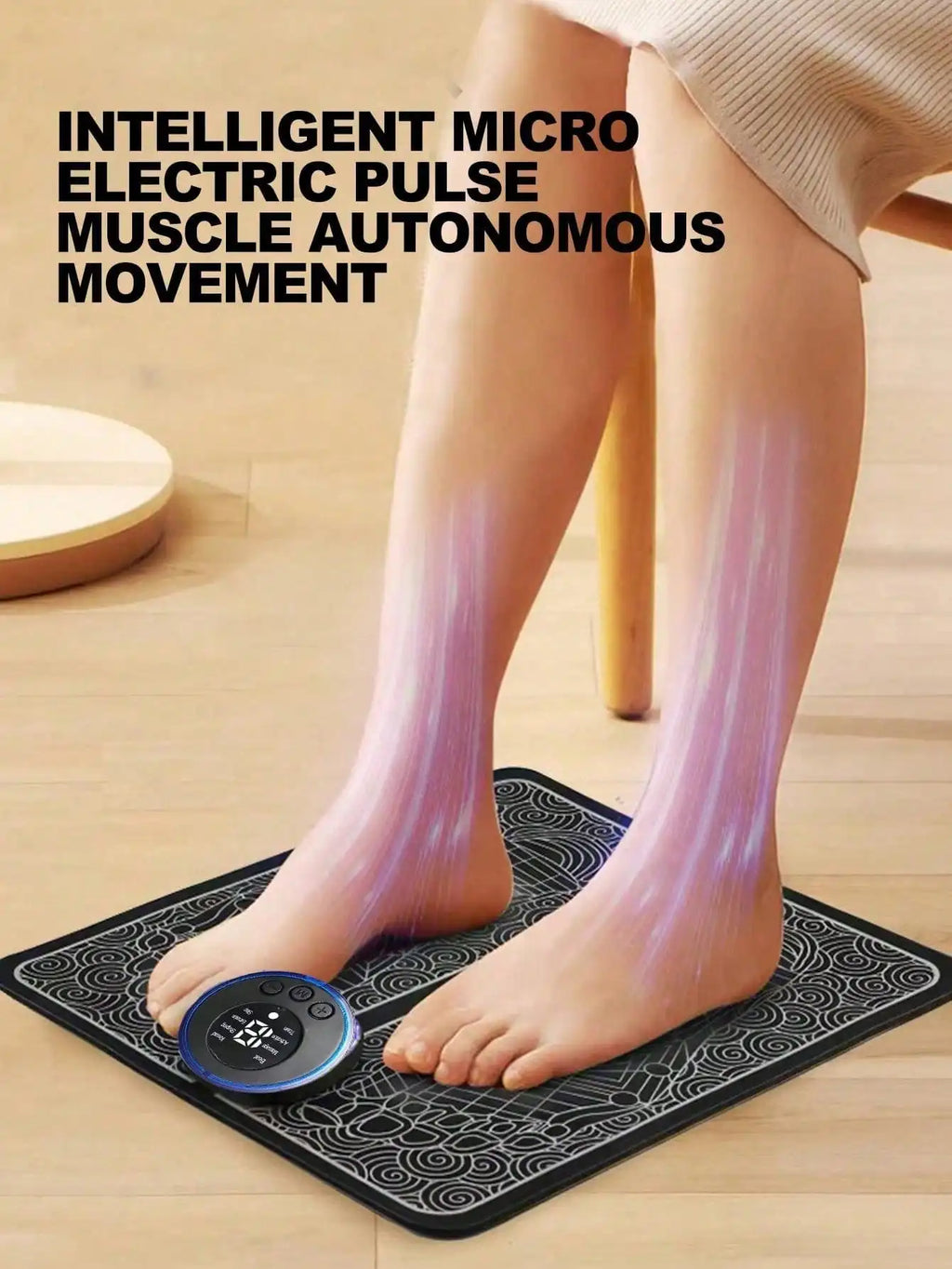 EMS Foot Massager Rechargeable Massage Pad Foot Relaxation Pad Electric Foot Massage Tools Promote Blood Circulation