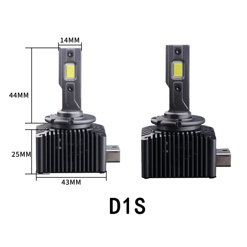 D1S D3S LED Headlights HID D2S D4S D8S 70W Auto lamp High Low Beam D2R D4R CANBUS Led Two-sided CSP Chip 6000K Plug&Play 12V 24V